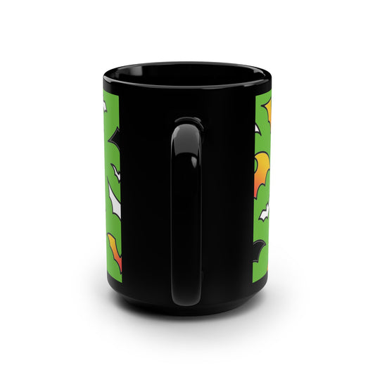 Mug - Fun and Classic Halloween Design 15oz Black Mug