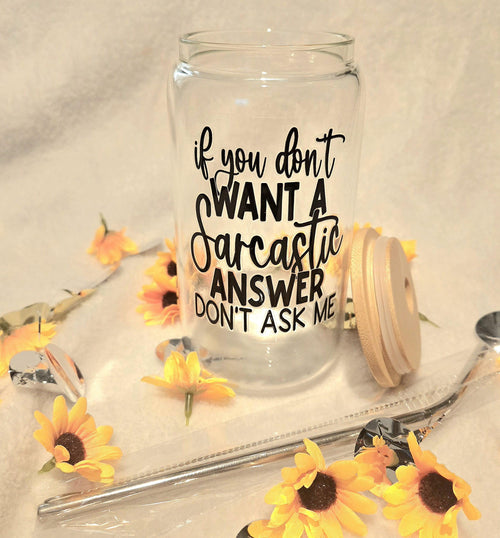 Trendy glassware great for cold brew coffee, matcha, tea, and much more.