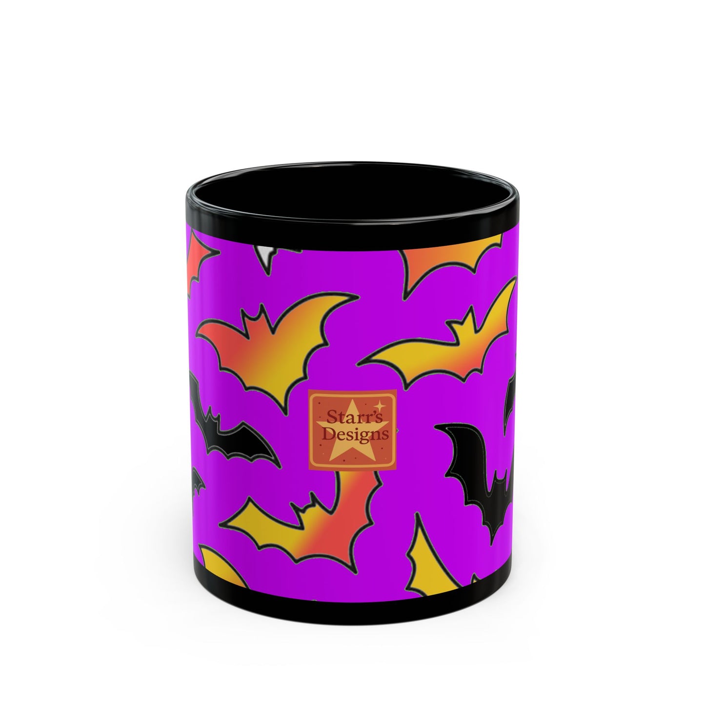 Halloween Bat Mug, Spooky Coffee Cup, Halloween Decor, Gift for Her, Unique Drinking Mug, Seasonal Kitchenware
