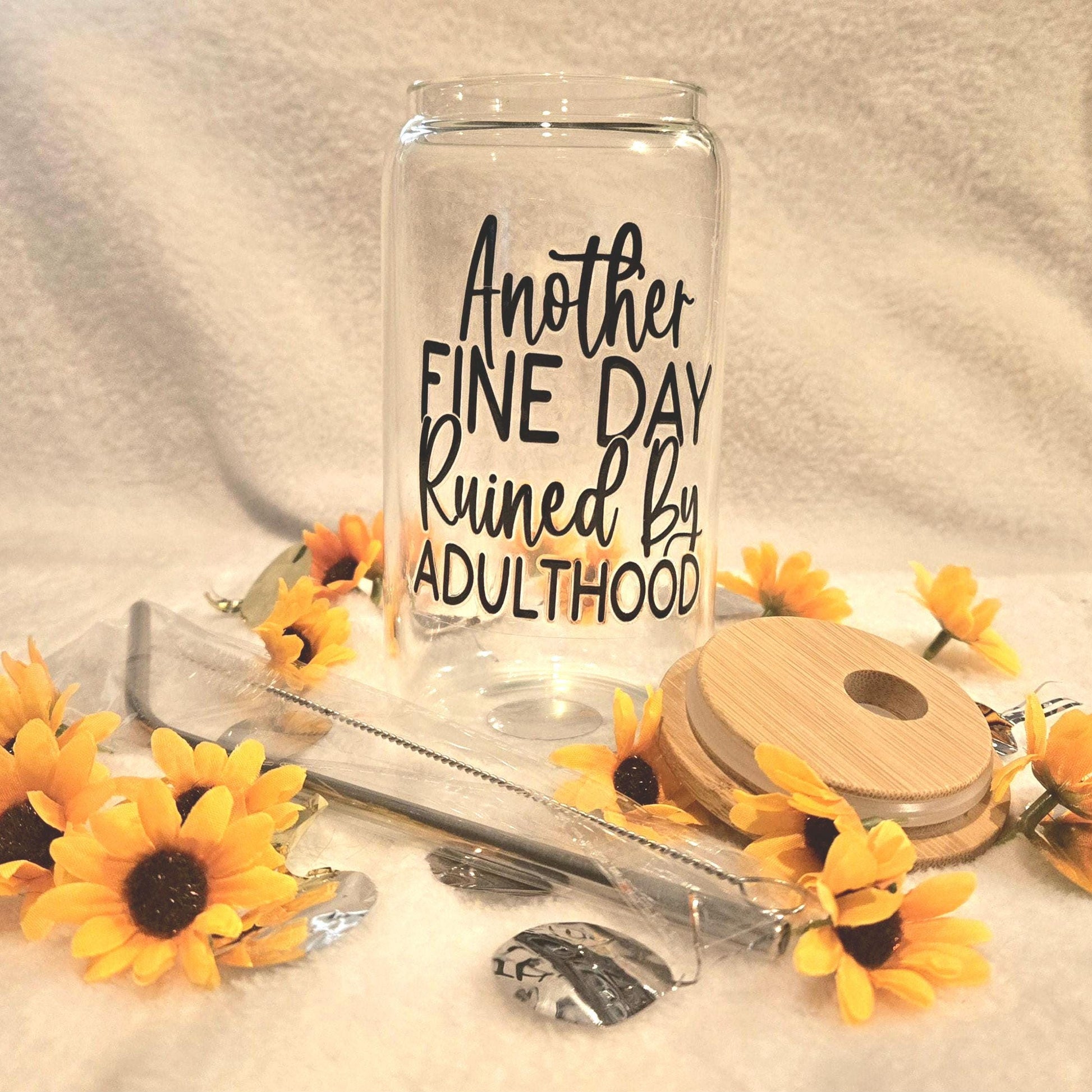 Trendy glassware great for cold brew coffee, matcha, tea, and much more.