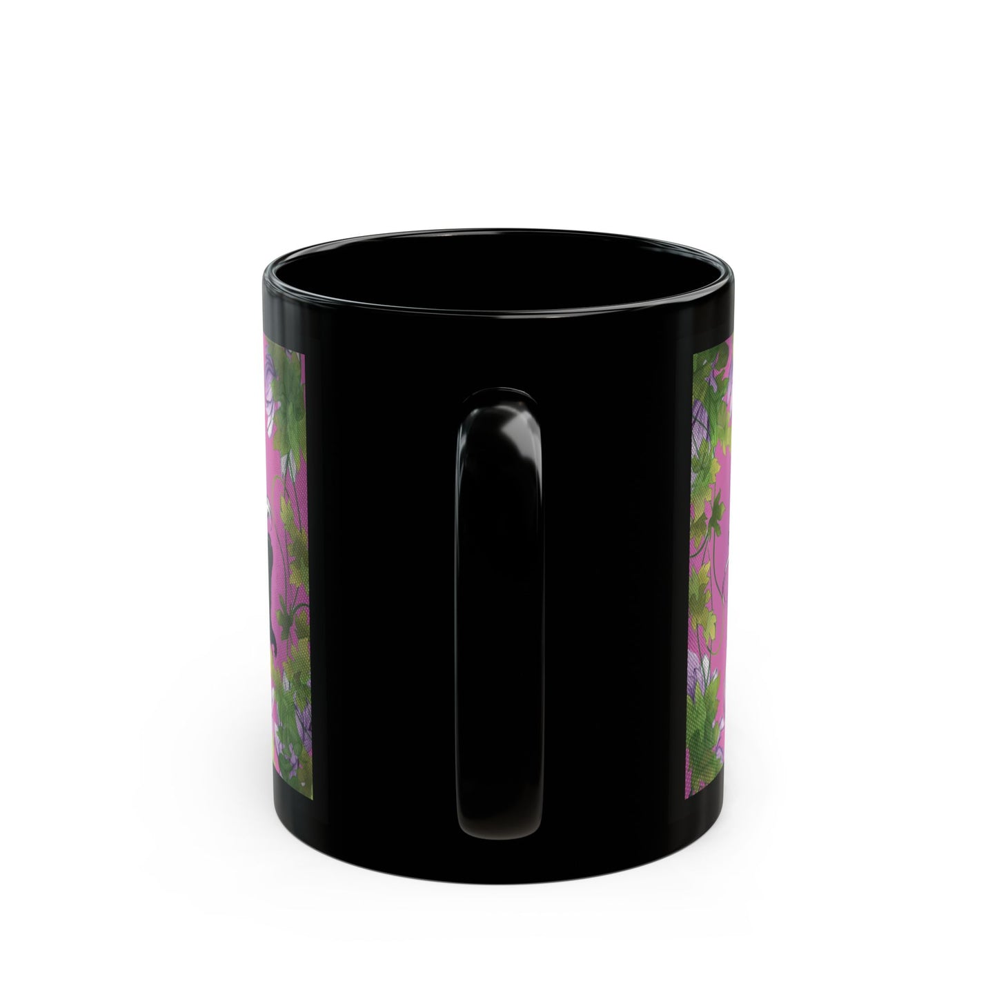 Halloween Mug - Whimsical and Spooky Black Mug (11oz, 15oz)