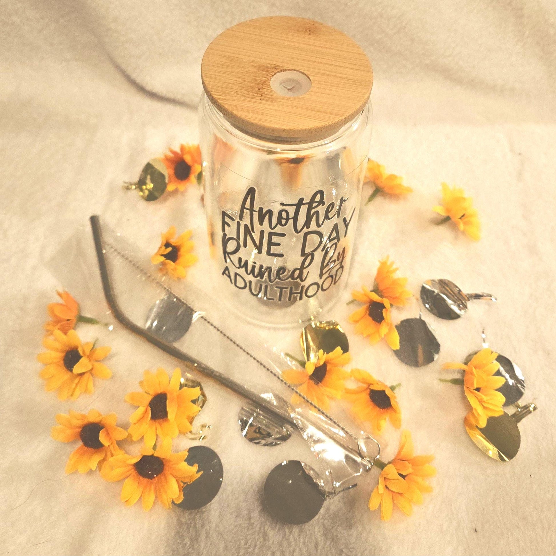 Trendy glassware great for cold brew coffee, matcha, tea, and much more.